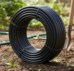Rolo Mangueira Preta 1 Polegada Agua Bomba Sapo 100 M. Preto