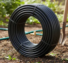 Rolo Mangueira Preta 1 Polegada Agua Bomba Sapo 100 M. Preto
