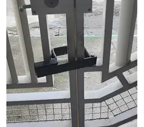 Trava porta cadeado para portao 35 x 50 Tecnotrava cor preto