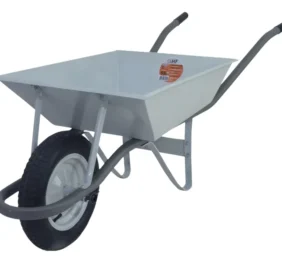 Carrinho De Mão Carriola Pedreiro 60 Litros Cor Cinza