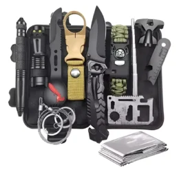 Kit De Sobrevivência De Emergência Para Combinação De Acampamento