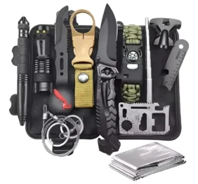 Kit De Sobrevivência De Emergência Para Combinação De Acampamento