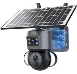 Câmera De Segurança Ip Wifi Placa Solar Prova D’água Full Hd