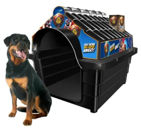 Casa Casinha N8 Super Dog Para Cachorros Grandes Resistente Cor Preto