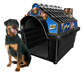 Casa Casinha N8 Super Dog Para Cachorros Grandes Resistente Cor Preto