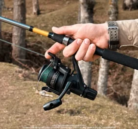 Kit Pesca Profissional Shimano Molinete 4000 + Vara 1,98m Preto