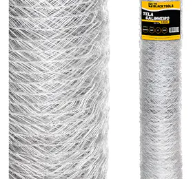 Tela Galvanizada Galinheiro 1,50x50metros Fio 23 Horta Tela