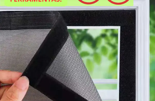 Tela Mosquiteira Com Velcro Fibra De Vidro Janelas Portas