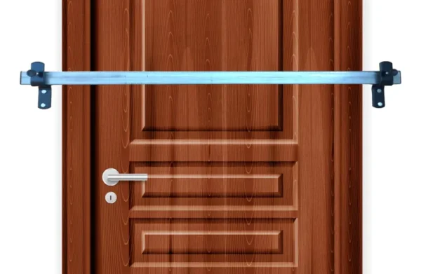 Tranca Trava Para Porta Anti Arrombamento Kit Completo