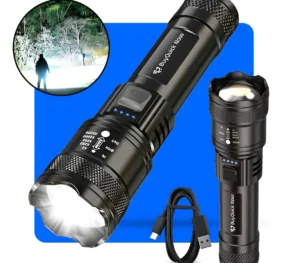Lanterna Militar Tatica LED CREE Mais Forte do Mundo Ultra Potente 1Km