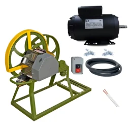 Máquina De Moer Cana B200 Inox Motor Elétrico Correia