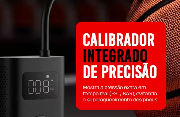 Mini Compressor Digital Simake Bomba De Encher Pneus Portátil Para Carro Bicicleta Motocicletas Com Calibrador